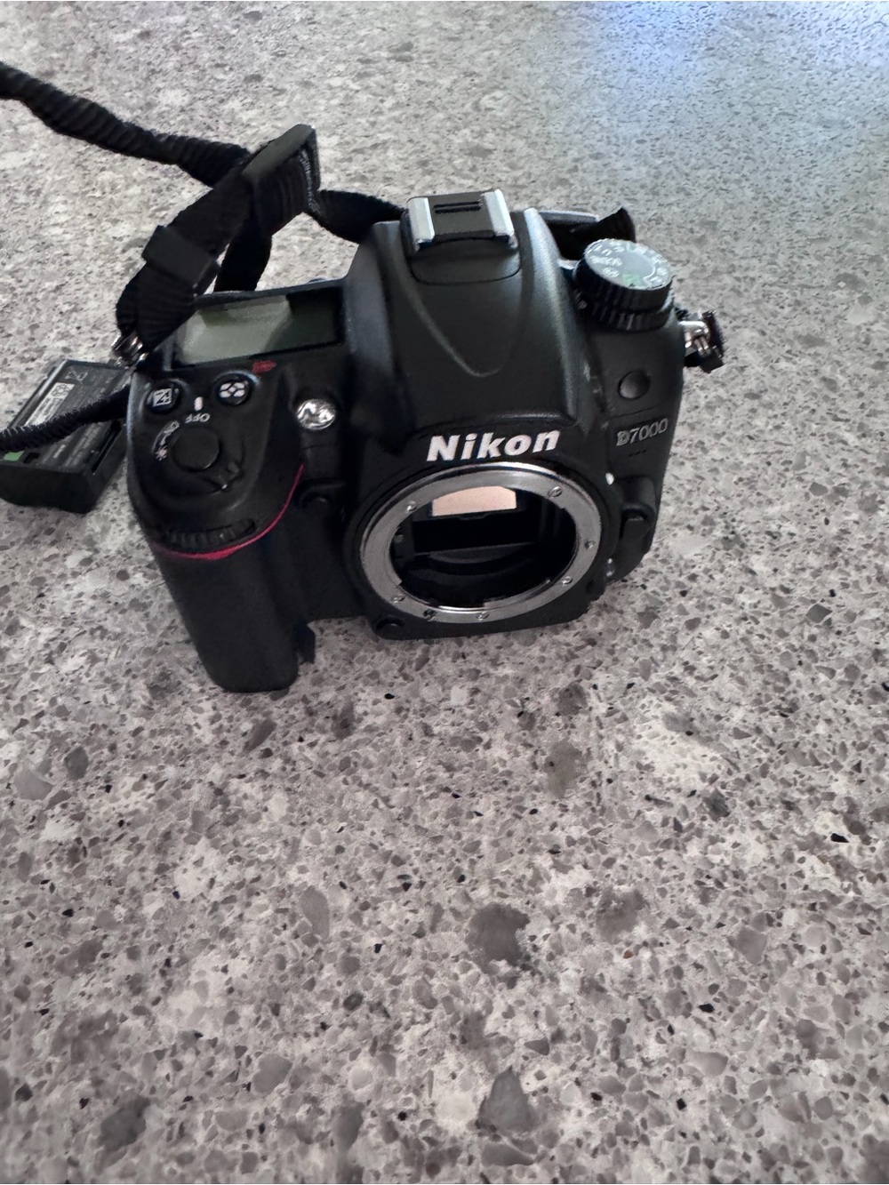 Nikon D7000 DSLR Camera Body - Black with Silver Mount